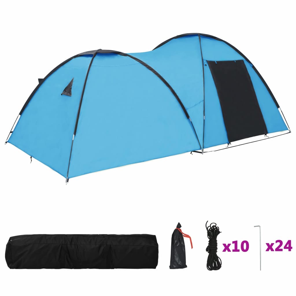Camping Igloo Tent 450x240x190 cm 4 Person Blue